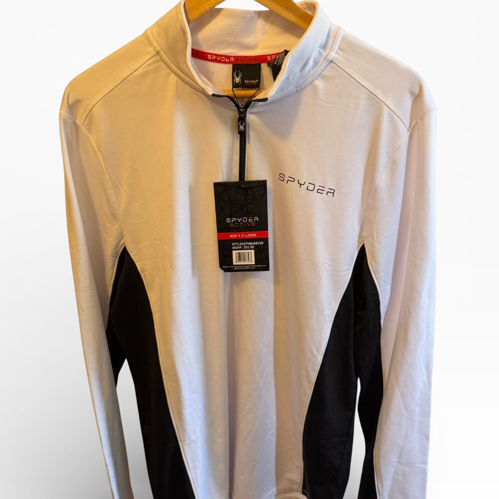 Spyder Men's Performance Quarter Zip Shirt - Size Large